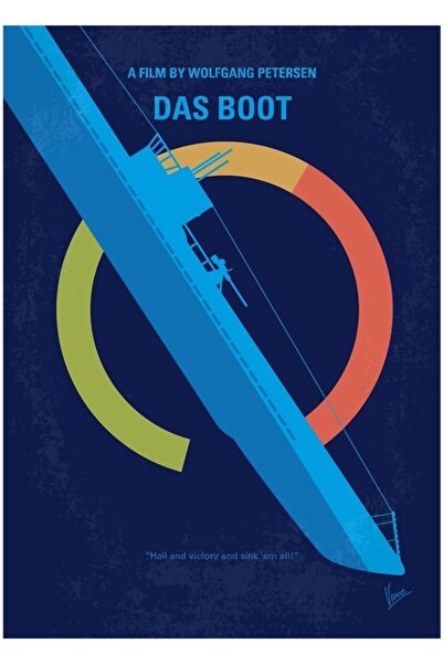 Universal No553- Ξύλινη Διακοσμητική Αφίσα Πίνακας "Das Boot"