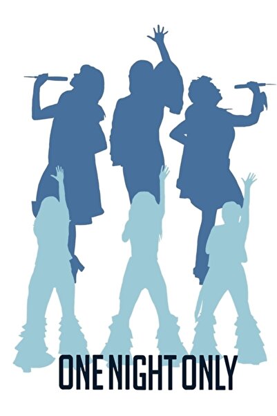 Universal Дона и Динамосите, само за една нощ! Дървен декоративен плакат за маса