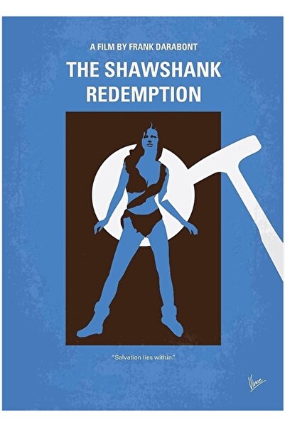 Universal No246- THE SHAWSHANK REDEMPTION Poster decorativ din lemn
