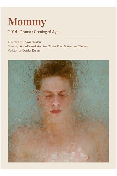 Universal Μαμά (2014) Ταινία του Ξαβιέ Ντολάν, Ξύλινη Αφίσα Ζωγραφικής, Διακο...