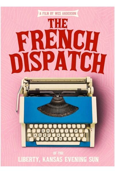 Universal The French Dispatch - Διακοσμητική Ξύλινη Αφίσα Τέχνης Άντερσον