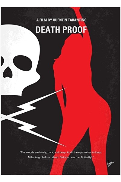 Universal No018- Poster decorativ din lemn cu tablou Deathproof