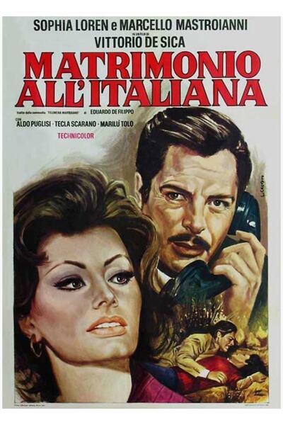 Universal Poster decorativ din lemn Cinema Of Italy