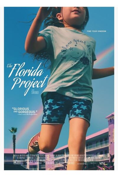 Universal Poster decorativ din lemn The Florida Project