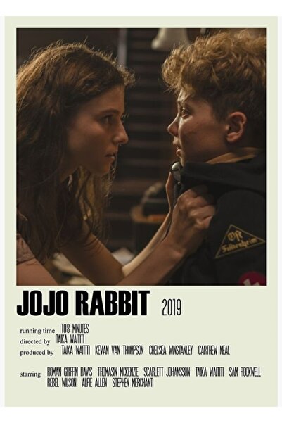 Universal Jojo Rabbit Εναλλακτική (3) Ξύλινη Διακοσμητική Αφίσα Πίνακα