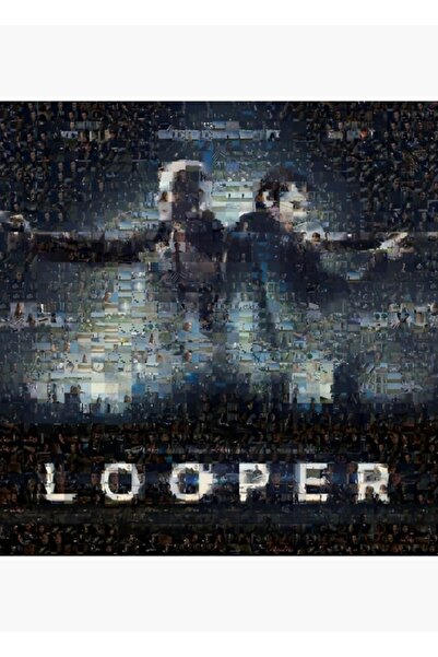 Universal Mozaic: Poster decorativ din lemn Looper Tablo