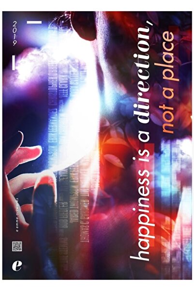 Universal Fericirea este o direcție Poster Tablo Poster decorativ din lemn