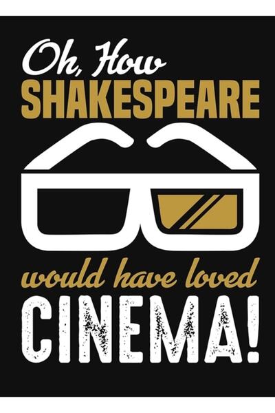 Universal Ooh, cine este, cine este, cine este? Iubitor de cinema, tablou amu...