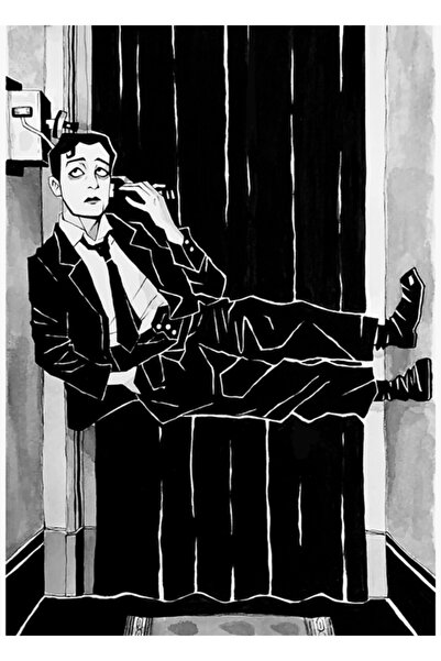 Universal Διακοσμητική ξύλινη αφίσα ζωγραφικής τέχνης Buster Keaton