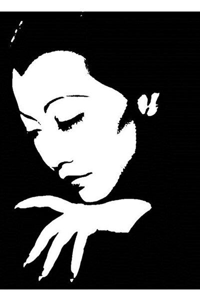 Universal Άννα Μέι Γουόνγκ σε ασπρόμαυρη ξύλινη αφίσα διακοσμητική