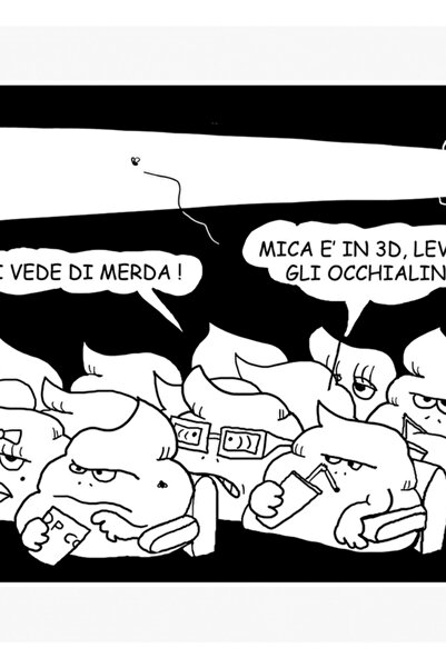 Universal Vıta E Avventure Dı Pıccole Merde - Дървена декоративна табела за к...