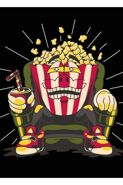 Universal Ποπ κορν, Ξύλινη Διακοσμητική Αφίσα Κινηματογράφου