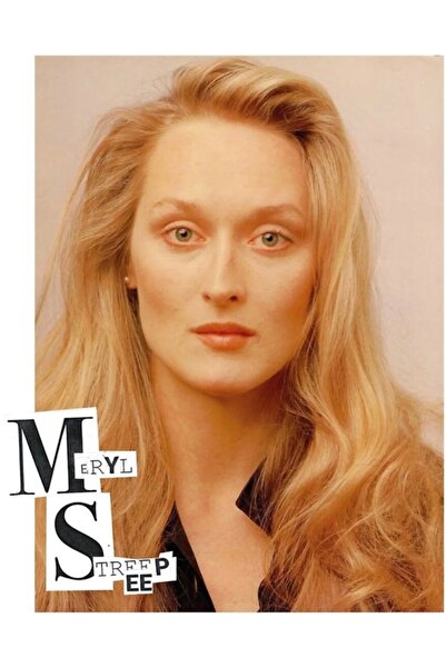 Universal Διακοσμητική ξύλινη αφίσα ζωγραφικής της Μέριλ Στριπ