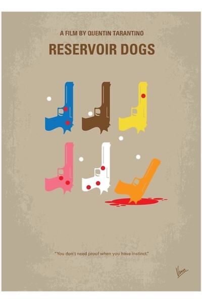 Universal No069- Poster decorativ din lemn Reservoir Dogs