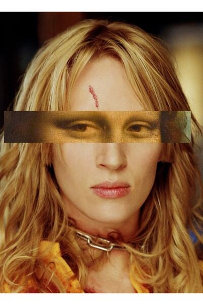 Universal Uma Thurman-lissa Ξύλινη Διακοσμητική Αφίσα Τέχνης