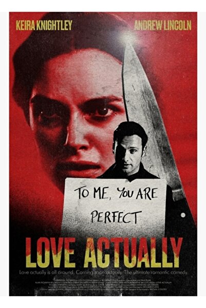 Universal Love Actually (Juliet+Marc) Poster decorativ din lemn, cu tematică ...