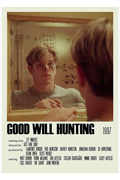 Universal Good Will Hunting Alternatif (1) Poster decorativ din lemn pentru p...