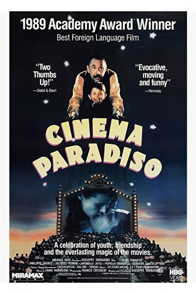 Universal Декоративен дървен плакат  "Кино Парадизо "