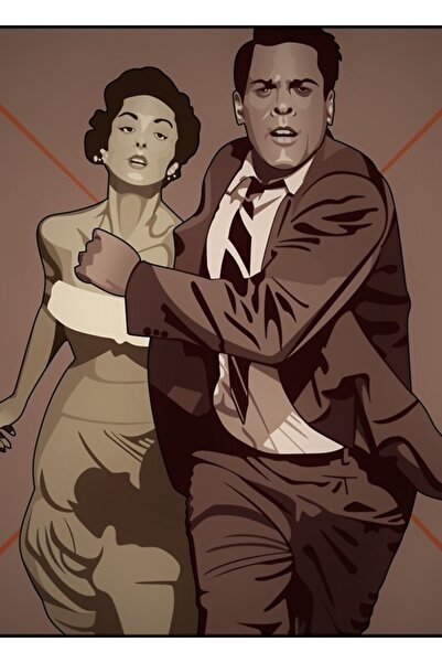 Universal Κλασική Ξύλινη Διακοσμητική Αφίσα Κινηματογράφου