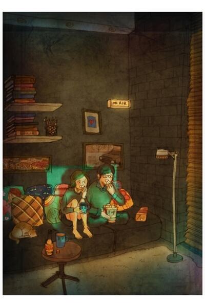 Universal Διακοσμητική Ξύλινη Αφίσα για Βραδιά Κινηματογράφου