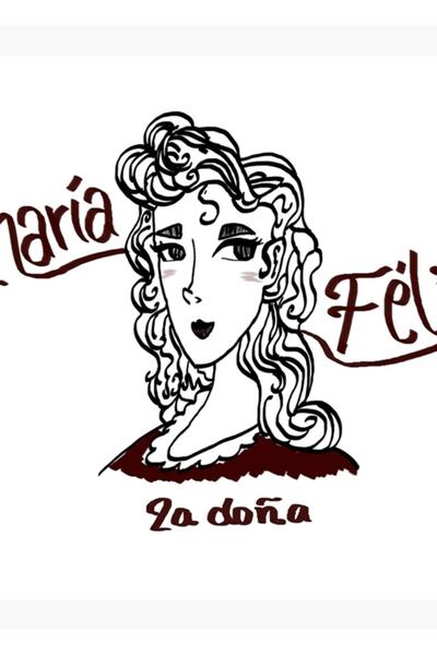 Universal Μαρία Φέλιξ Ξύλινη Διακοσμητική Αφίσα Τέχνης