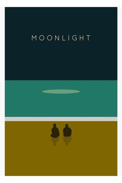 Universal Moonlight Alternatif Tablo Poster decorativ din lemn