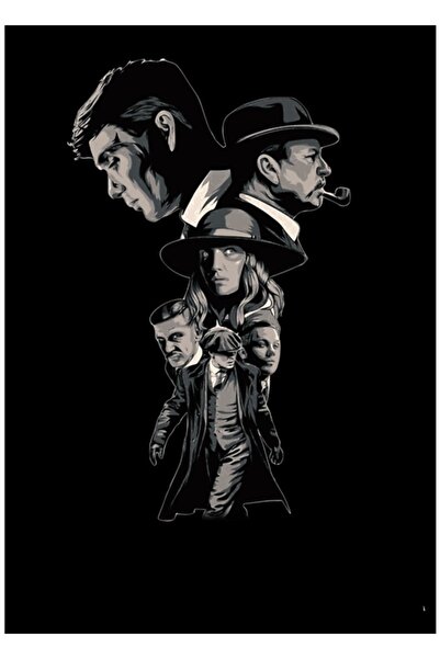 Universal Οι Πίκι Φίλινγκ Μπλάιντερς! Ξύλινη Διακοσμητική Αφίσα Ζωγραφικής