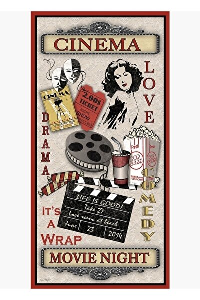 Universal Cinema-jp2210 Poster decorativ din lemn