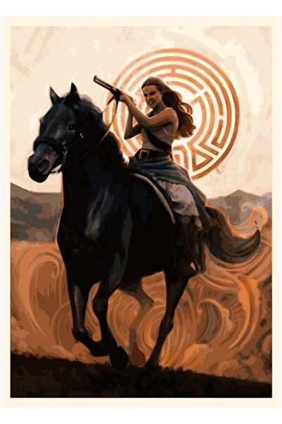 Universal Dolores călără pe cal - Iubitorii de Westworld, tablou științifico-...