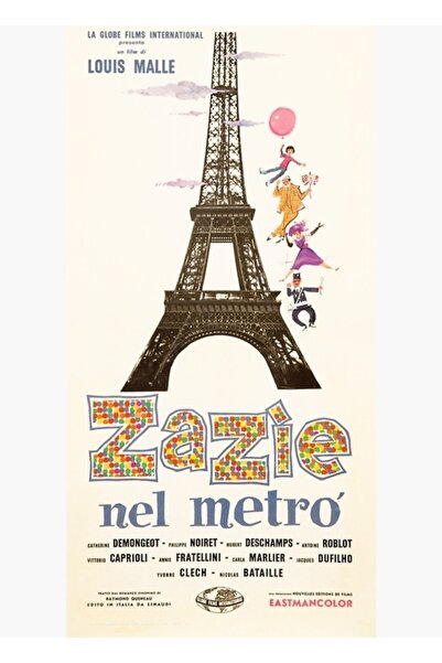 Universal Ζαζί στο Μετρό - Λουί Μαλ Βίντατζ Ξύλινη Διακοσμητική Αφίσα