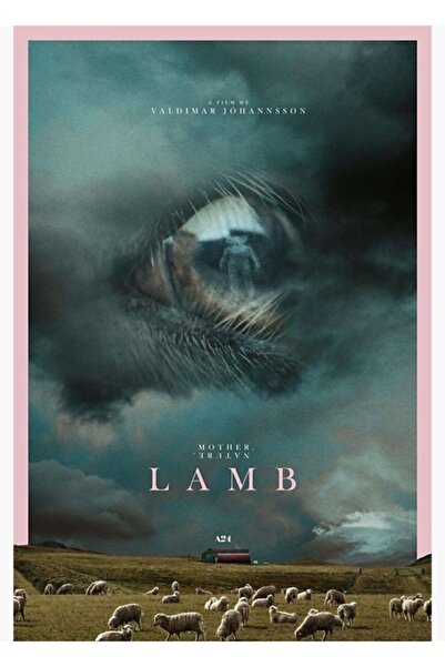 Universal Αρνί - A24 Ξύλινη Διακοσμητική Αφίσα Τέχνης