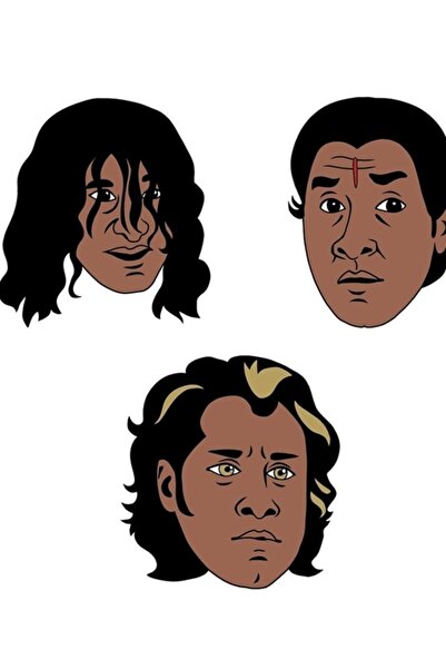 Universal Poster decorativ din lemn Anniyan 3 Tablo