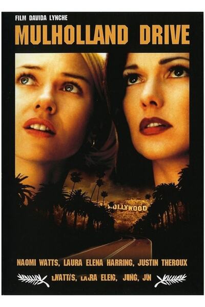 Universal Poster decorativ din lemn Mulholand Drive Cover Tablo