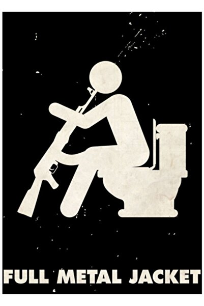 Universal Poster decorativ din lemn cu tematică Full Metal Jacket