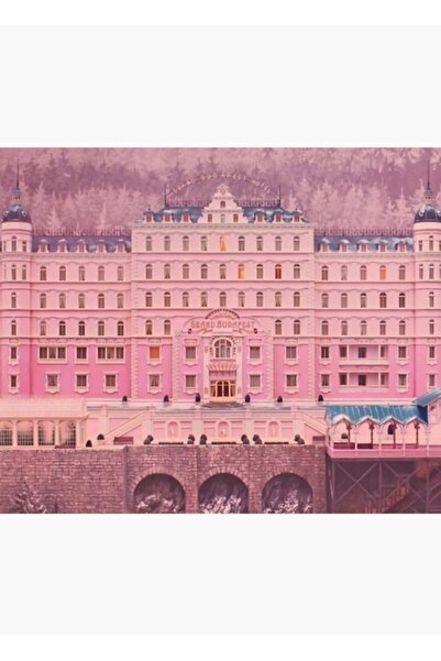 Universal Το Grand Budapest Hotel Εκτυπωμένη Ξύλινη Διακοσμητική Αφίσα Τέχνης