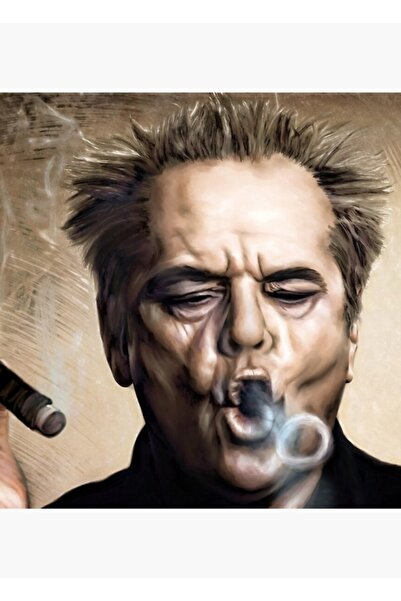 Universal Ζωγραφική αφίσα από ξύλο του Τζακ Νίκολσον, διακοσμητική