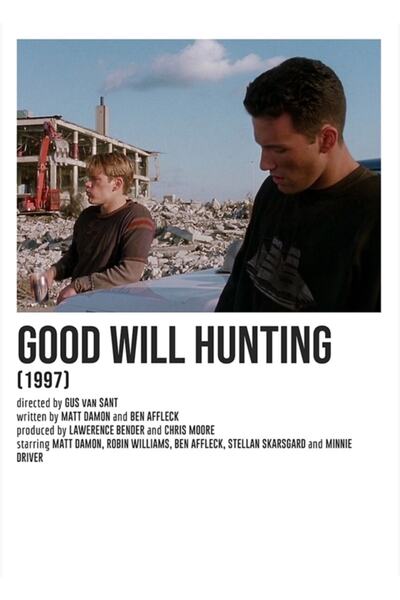 Universal Αφίσα Good Will Hunting Shipyard, Ξύλινη Διακοσμητική Αφίσα, Πίνακα...