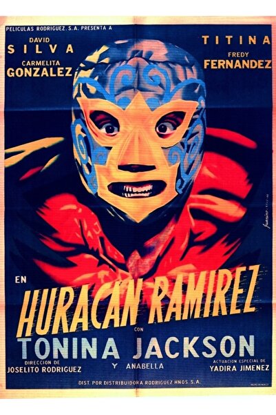 Universal Εικονογραφήσεις vintage μεξικάνικου κινηματογράφου Lucha Libre Ξύλι...