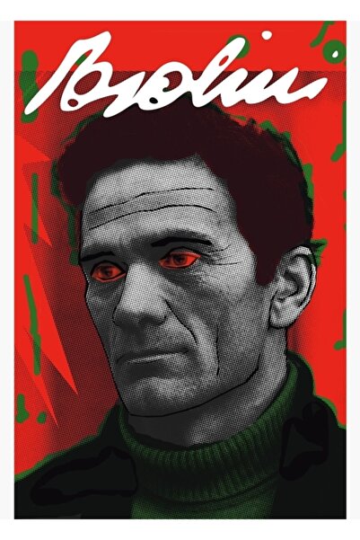 Universal Pier Paolo Pasolini - Tablou portret din lemn, poster decorativ