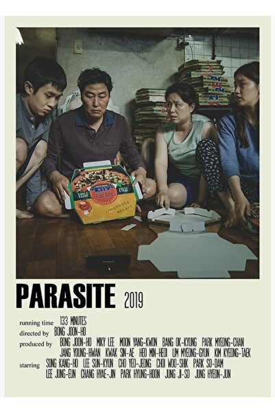 Universal Parasite Alternative (2) Ξύλινη Διακοσμητική Αφίσα Τραπεζιού