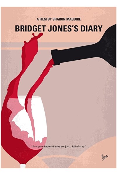 Universal No563- Jurnalul lui Bridget Jones Poster decorativ din lemn