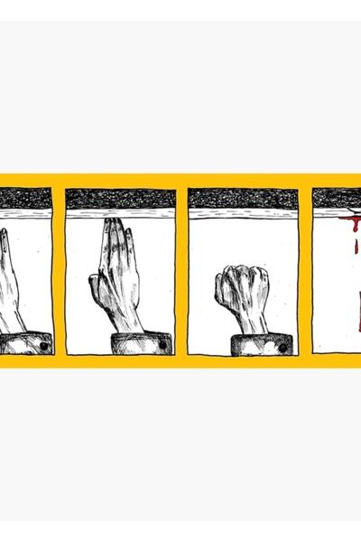 Universal Poster decorativ din lemn Kill Bill