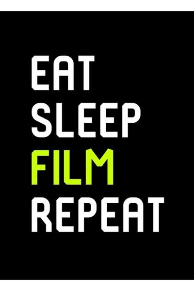 Universal Mănâncă Dormi Filmă Repetă Regizor Producție Tablou Poster din lemn...