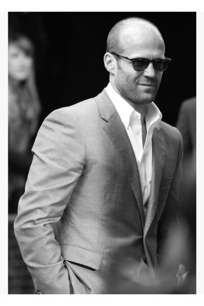 Universal Poster decorativ din lemn cu pictură Jason Statham