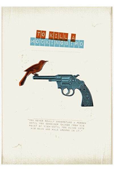 Universal Poster decorativ din lemn "To Kill A Mockingbird"