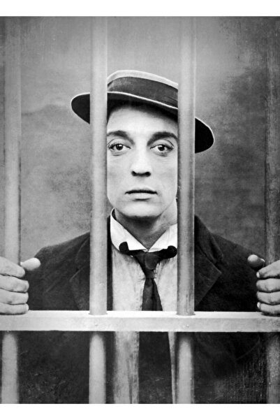 Universal Buster Keaton - Polițiști - Alb-negru Vintage - D17 Poster decorati...