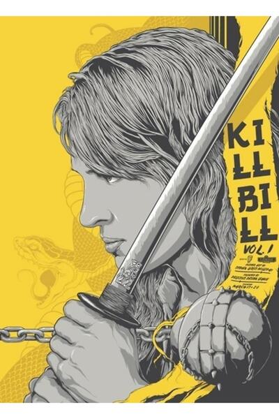 Universal Kill Bill Vol. 1 Poster decorativ din lemn