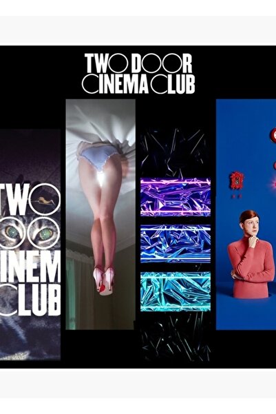 Universal Δίθυρο Ξύλινο Διακοσμητικό Πάπλωμα Αφίσας με Δισκογραφία Two Door C...