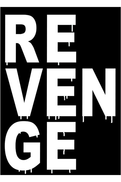 Universal Poster decorativ din lemn cu tema răzbunării