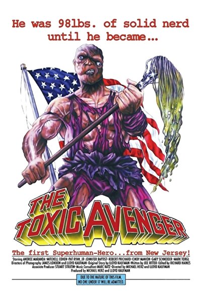 Universal Poster decorativ din lemn The Toxic Avenger